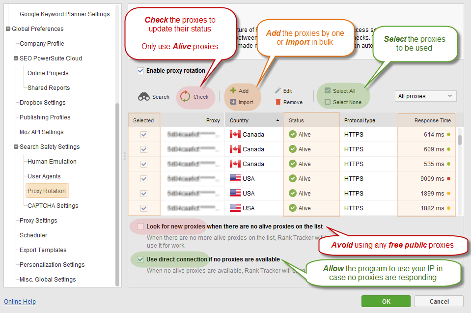 linkassistant proxy